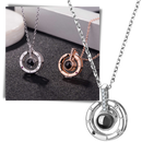 I Love You Necklace in 100 Languages