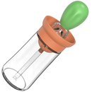 Oil Glass Bottle with Brush