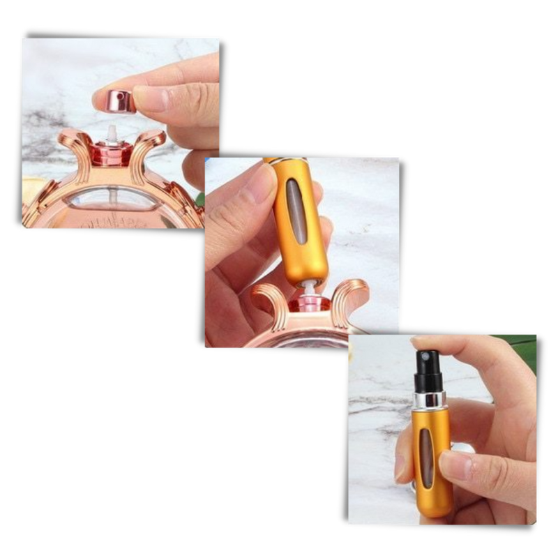 3-Pack Mini Refillable Perfume Bottles