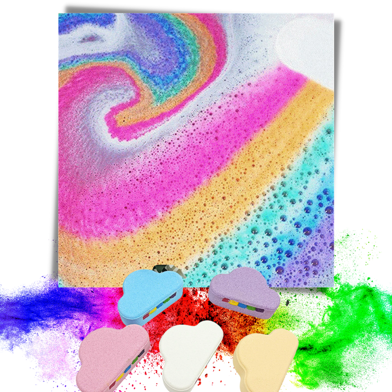 Colourful Sea Salt Bath Bomb