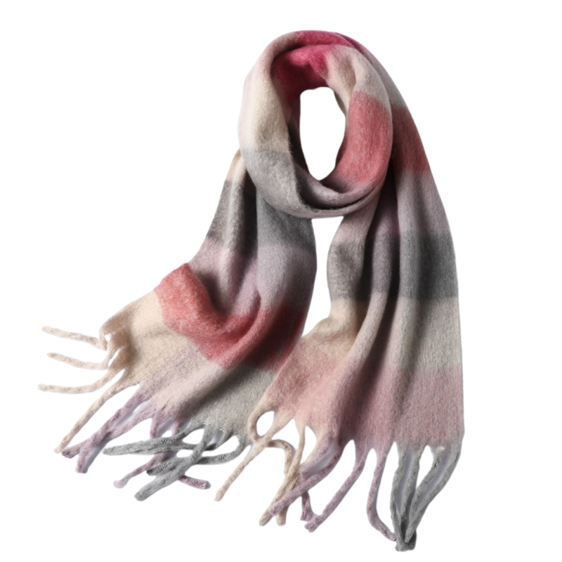 Plaid Women's Winter Scarf