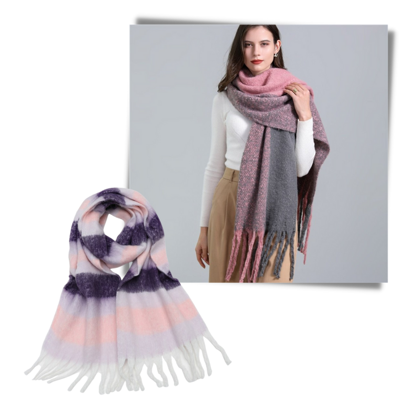 Plaid Women's Winter Scarf