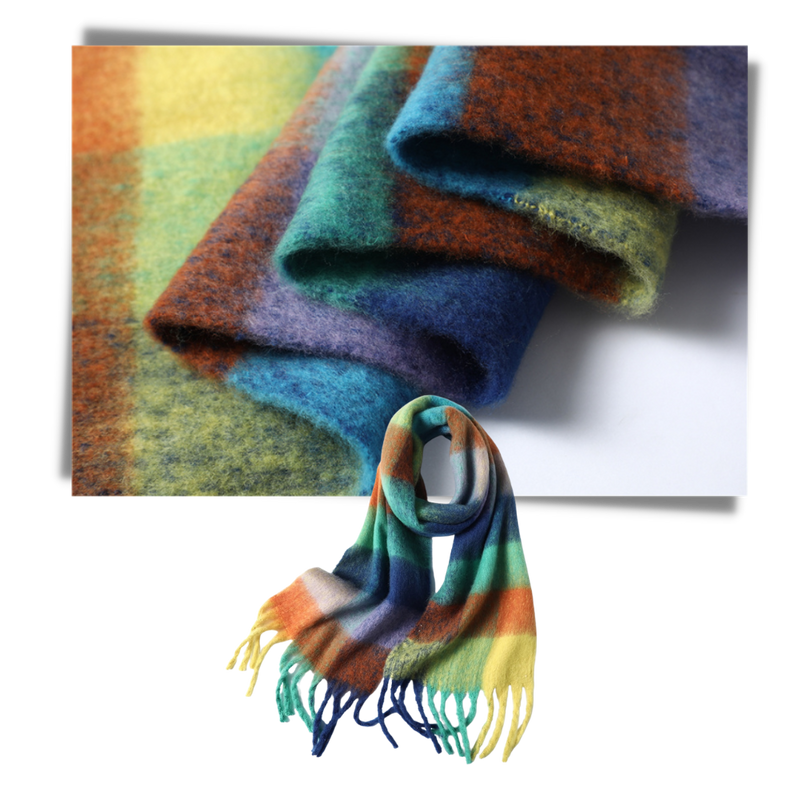 Plaid Women's Winter Scarf