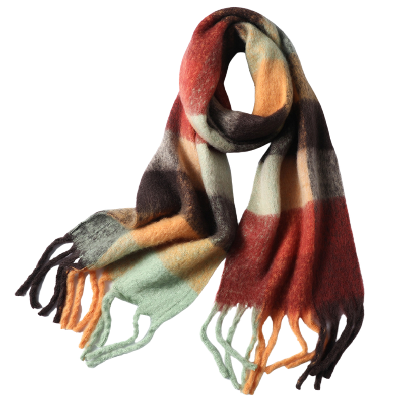 Plaid Women's Winter Scarf