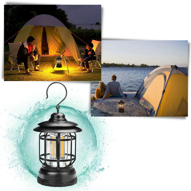 Retro LED Camping Lantern