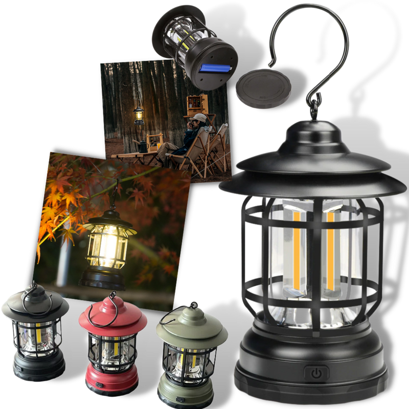 Retro LED Camping Lantern