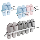 Aluminium Wall-Mounted Slipper Rack