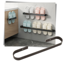 Aluminium Wall-Mounted Slipper Rack