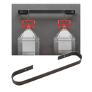 Aluminium Wall-Mounted Slipper Rack