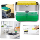Detergent Dispenser With Sponge Holder