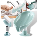 Leaf-Shaped Soap Holder with Drain