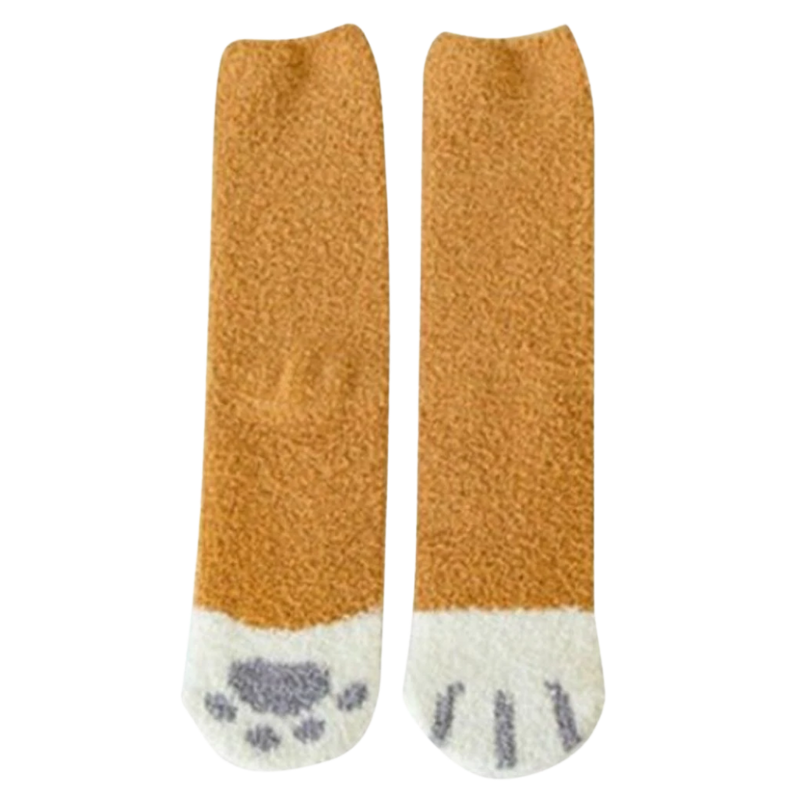 Cat's Paw Winter Socks