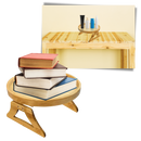 Foldable Wooden Armrest Table