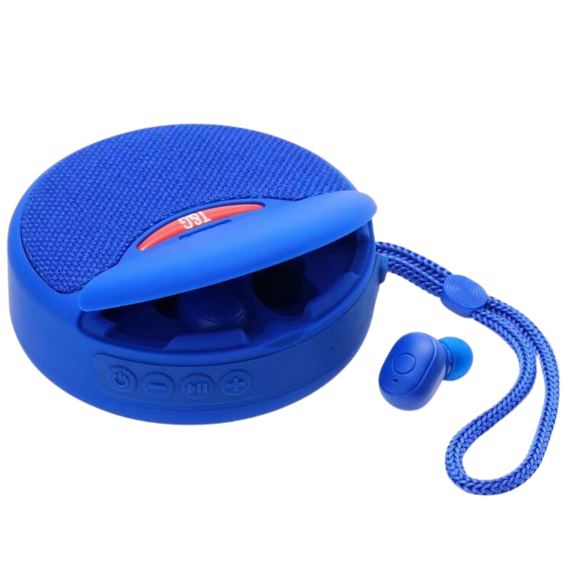 Wireless Bluetooth Speaker with Earbuds