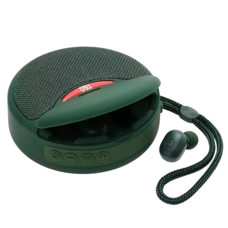 Wireless Bluetooth Speaker with Earbuds