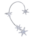 Pair of Zirconia Clip-on Fashion Earrings