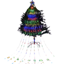 Christmas Tree Waterfall Fairy Lights