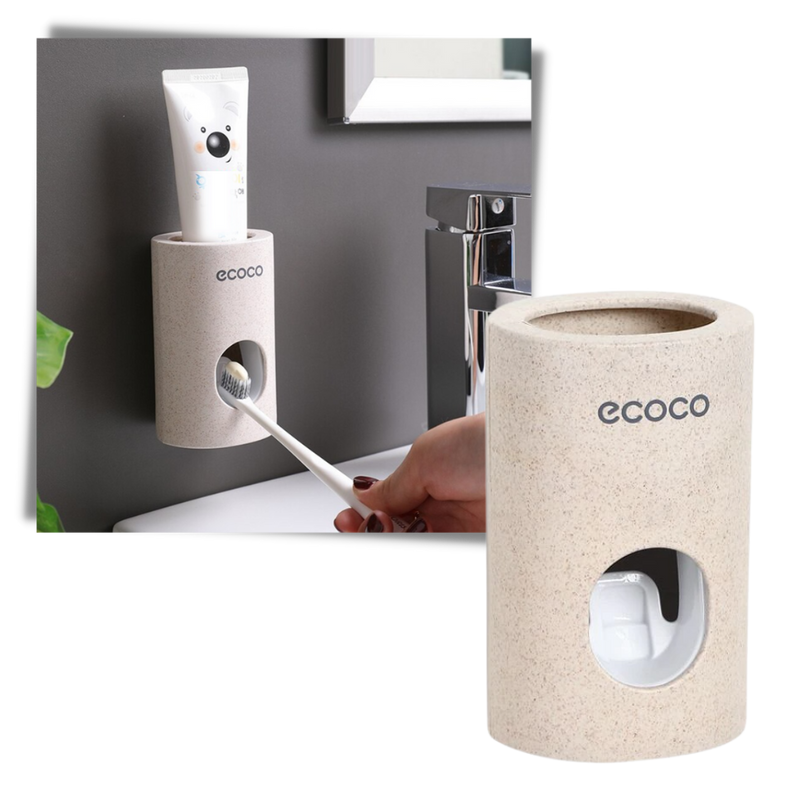 Stone Wall-Mounted Toothpaste Dispenser