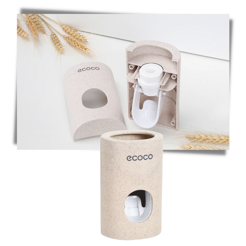 Stone Wall-Mounted Toothpaste Dispenser