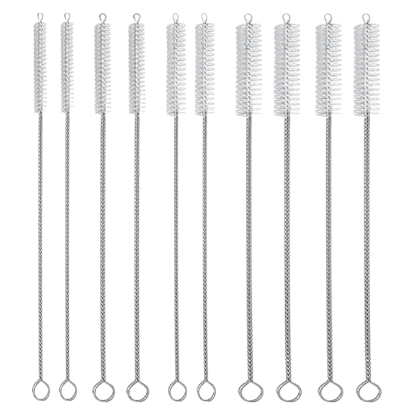 10-Pack Straw Cleaner Brush