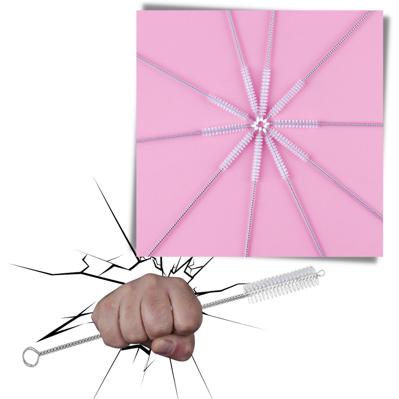 10-Pack Straw Cleaner Brush