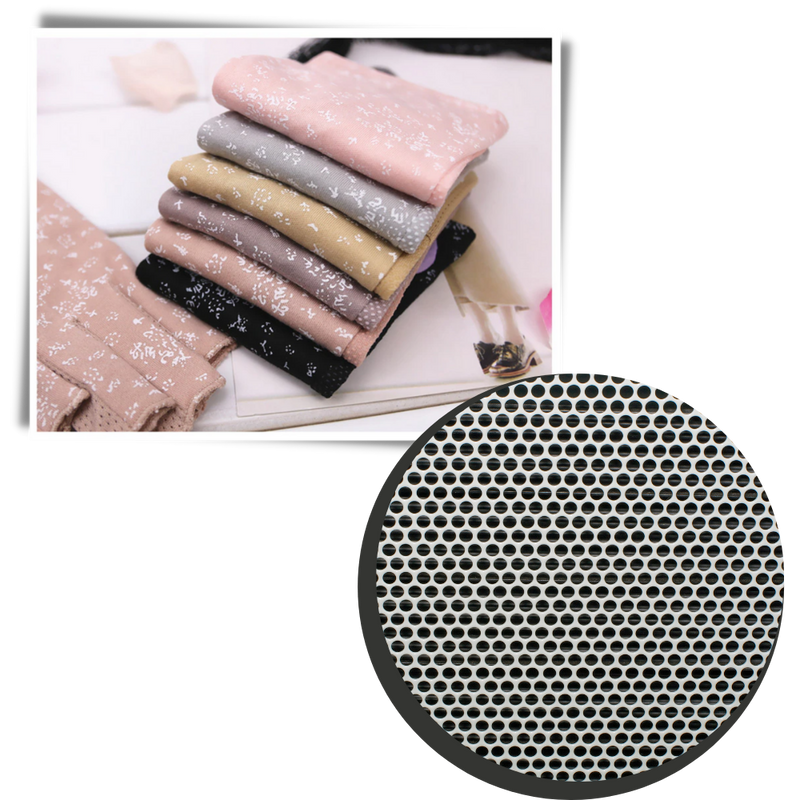 Stylish UV-Protective Cotton Gloves