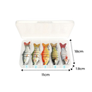 Set of Artificial Wobbler Fishing Lures