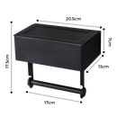 Toilet Paper Holder & Tissue Box