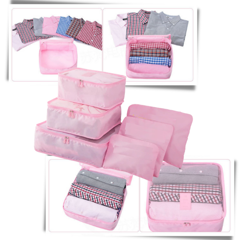 Set of 6 Small Travel Bags for Suitcase