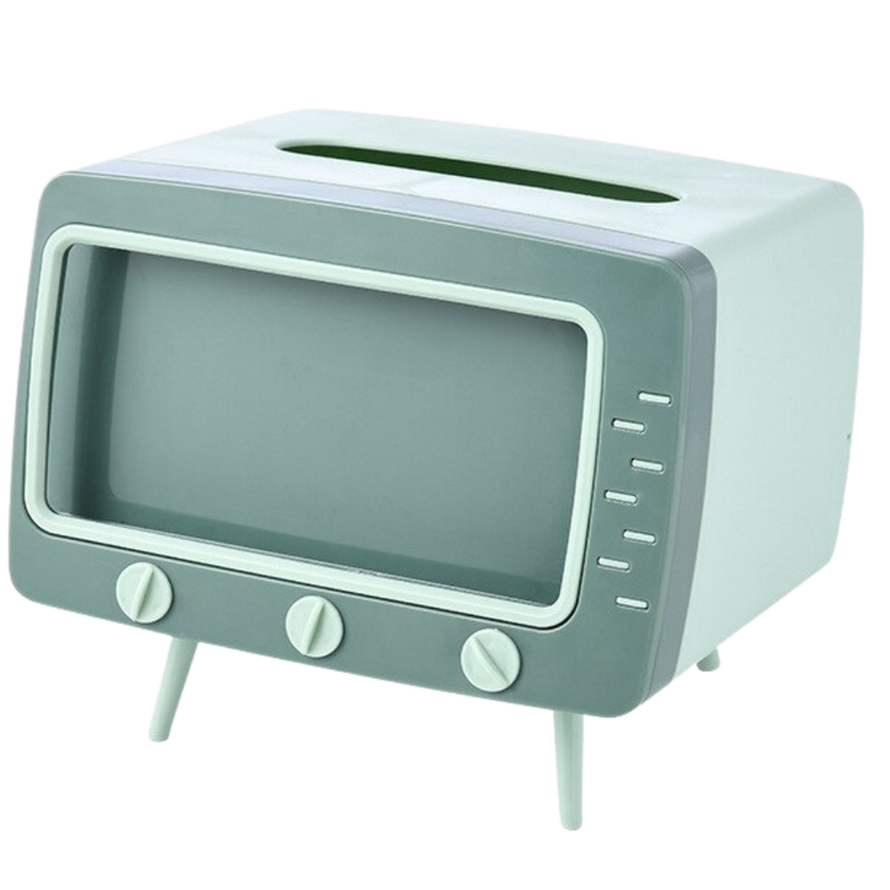 Tissue Dispenser with Phone Holder