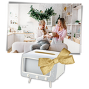 Tissue Dispenser with Phone Holder