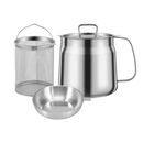 2-in-1 Stainless Steel Deep Frying Pot