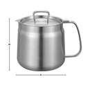 2-in-1 Stainless Steel Deep Frying Pot