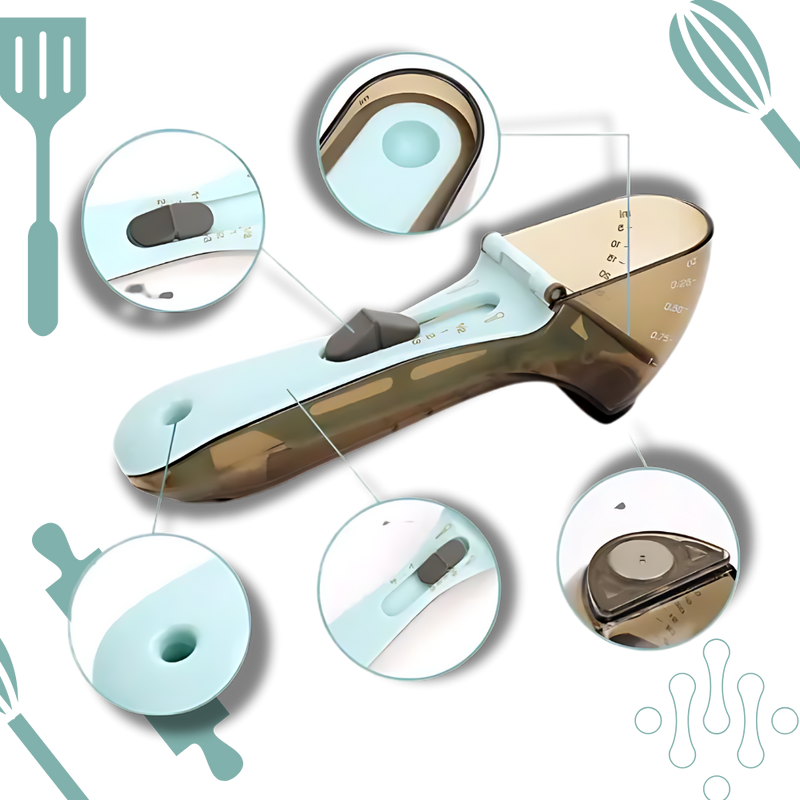 2-in-1 Adjustable Measuring Cup