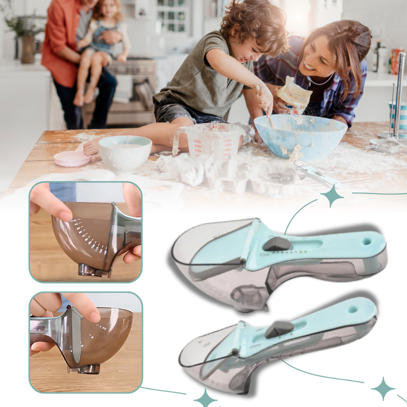 2-in-1 Adjustable Measuring Cup