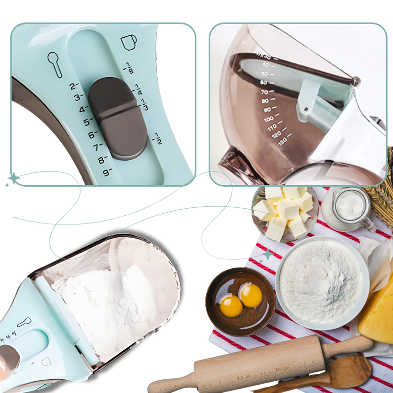 2-in-1 Adjustable Measuring Cup