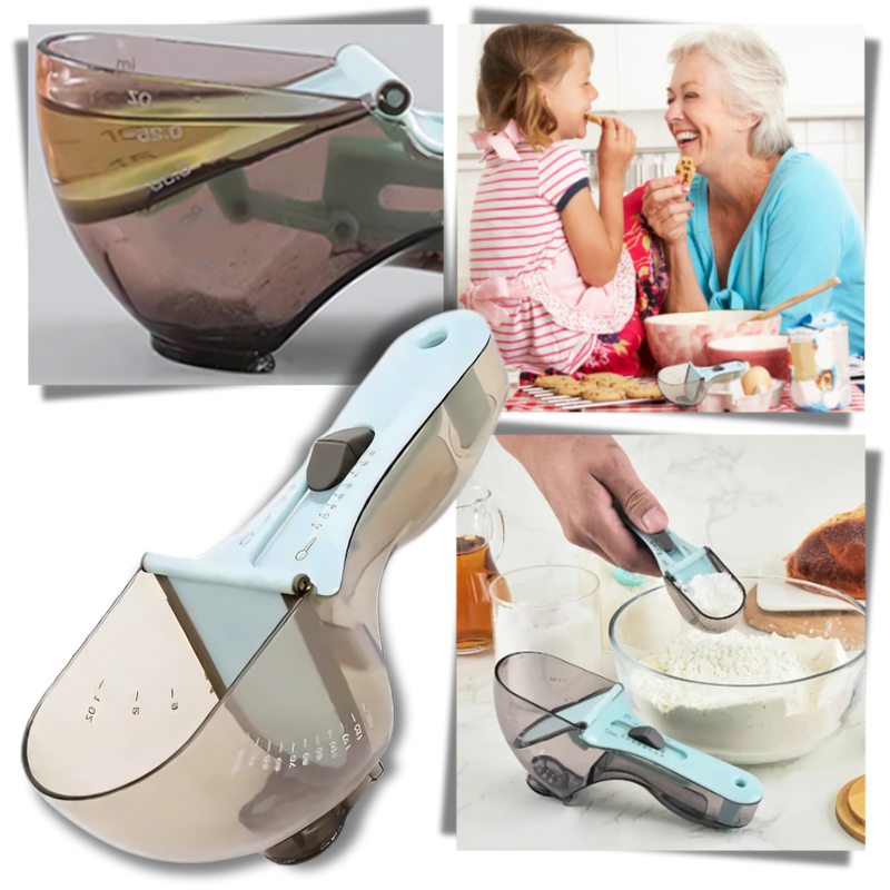 2-in-1 Adjustable Measuring Cup