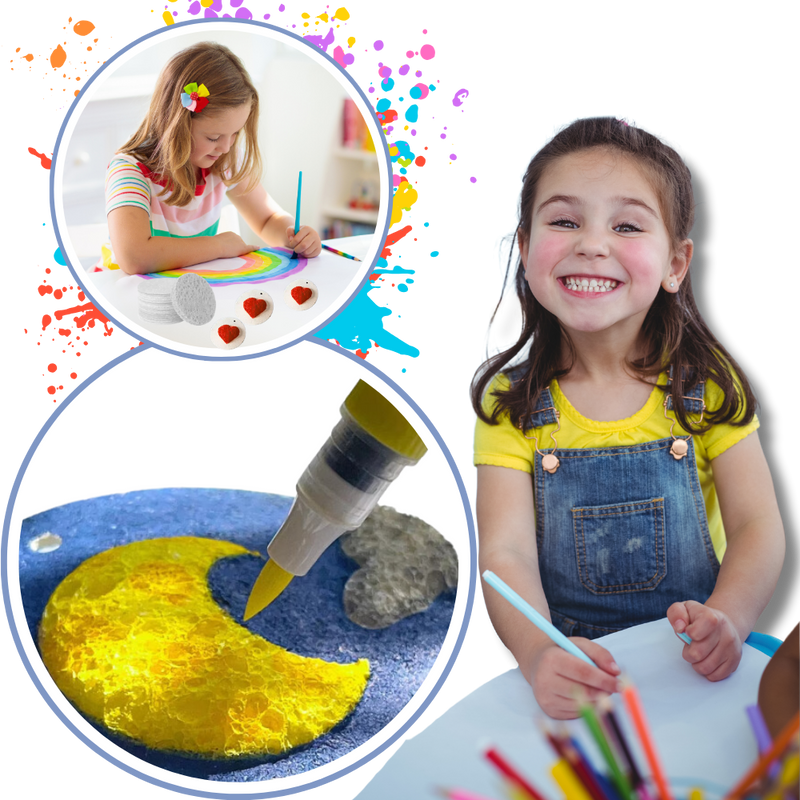 3D Foam Painting Paper