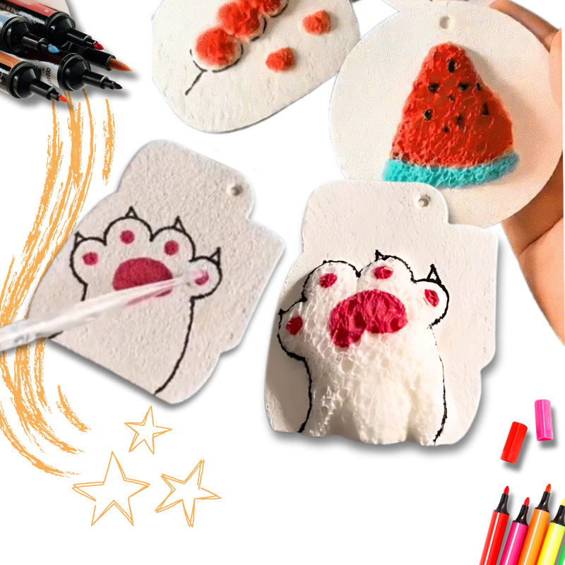 3D Foam Painting Paper