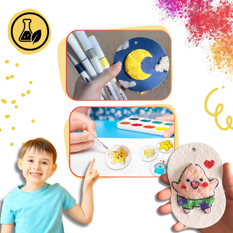 3D Foam Painting Paper