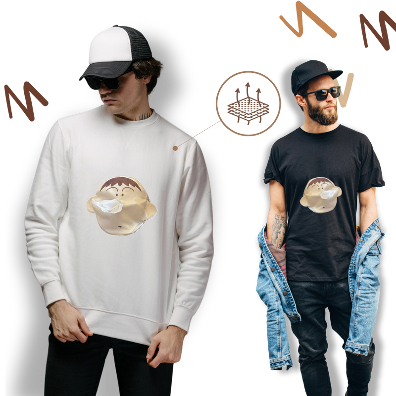 3D Shin Chan Carry Paper Shirt