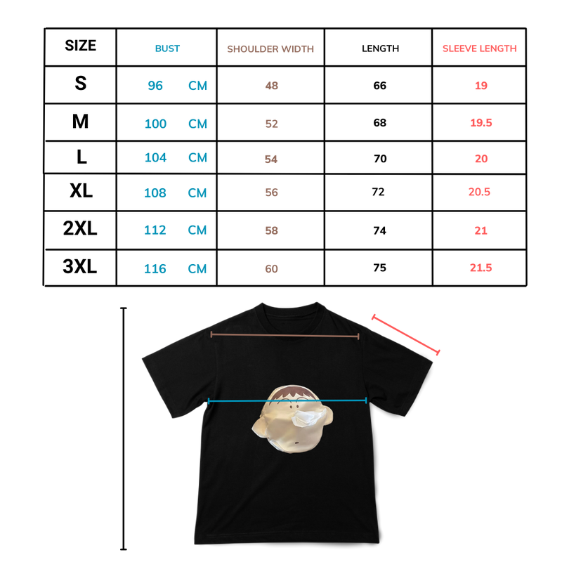 3D Shin Chan Carry Paper Shirt