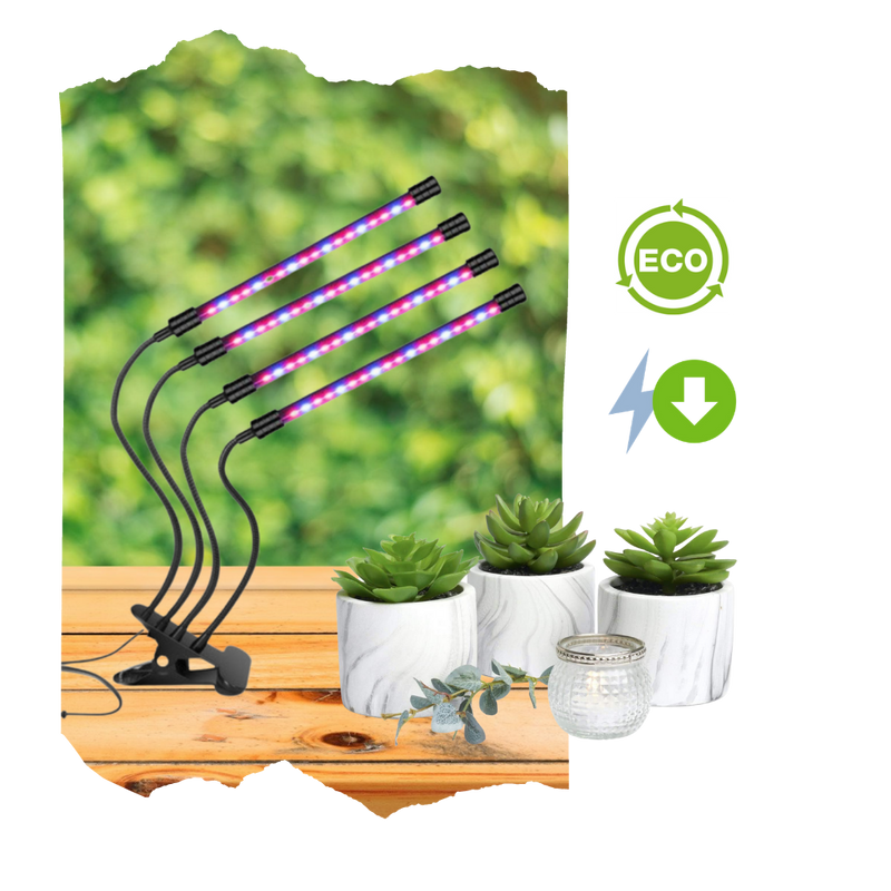 4-Head LED USB Indoor Grow Light