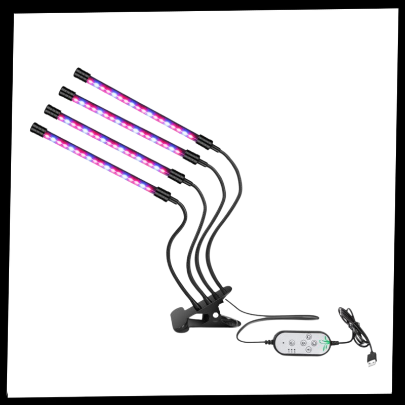 4-Head LED USB Indoor Grow Light