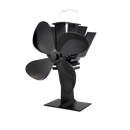4-Blade Heat Powered Stove Fan for fireplaces