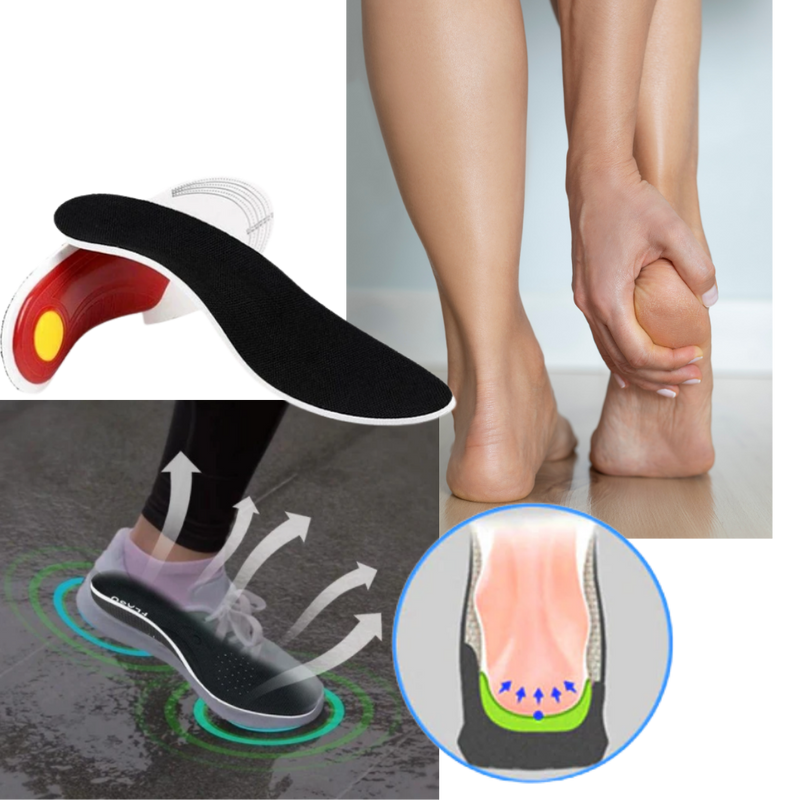 1 Pair of Firm Arch Support Insoles for Flat Feet