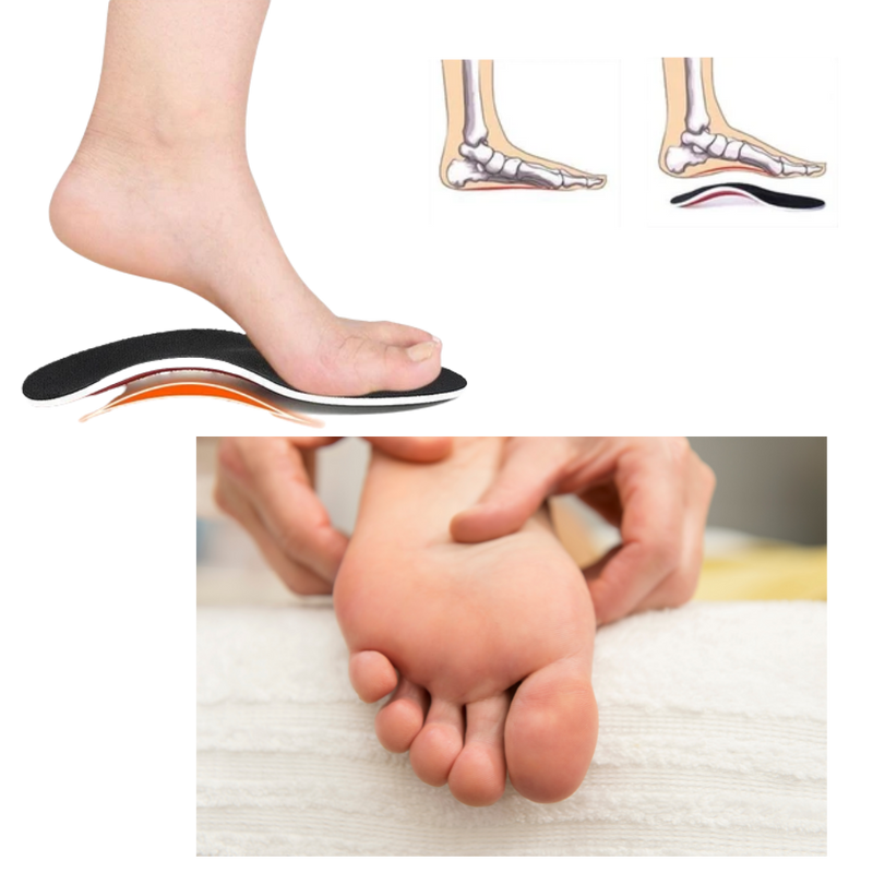 1 Pair of Firm Arch Support Insoles for Flat Feet