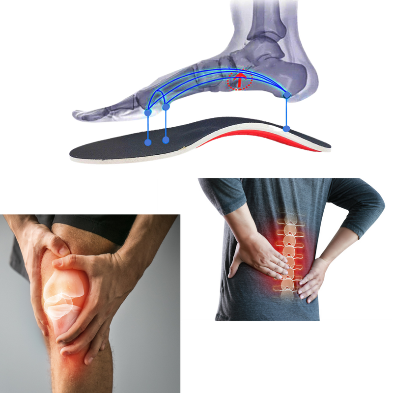 1 Pair of Firm Arch Support Insoles for Flat Feet