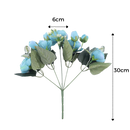 Artificial Silk Peony and Roses Flower Bouquet