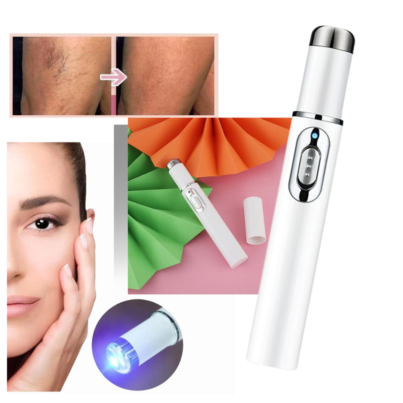 Blue light skin therapy pen